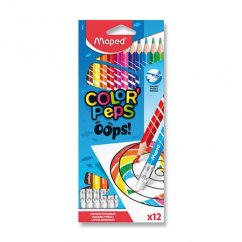 Pastelky Maped Color'Peps Oops s pryží 12ks