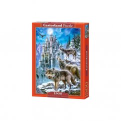 Puzzle Castorland  „Vlci před hradem“ 1500 dílků