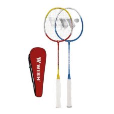 Badmintonový set WISH ALUMTEC červená/modrá