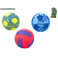 Gametime míč textilní 23cm 3druhy v síťce