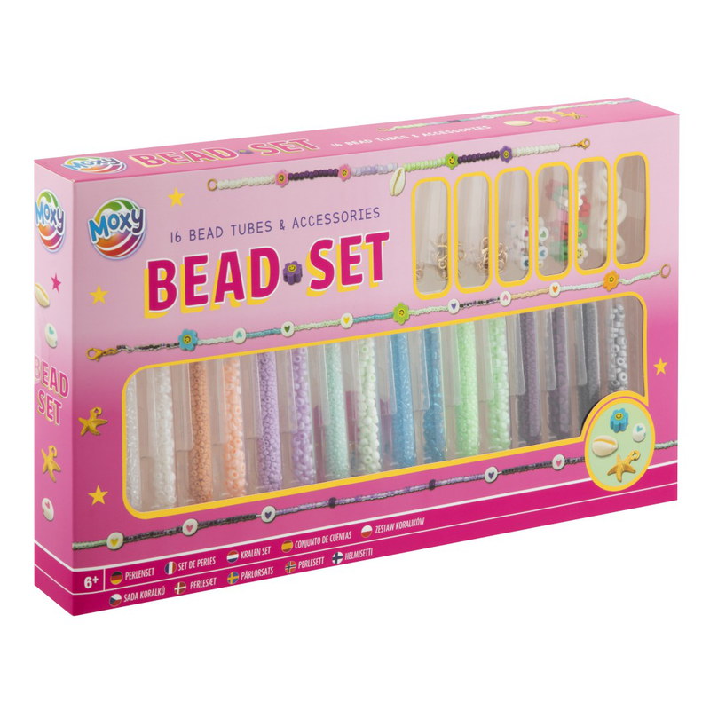 Sada korálků v tubách s příslušenství