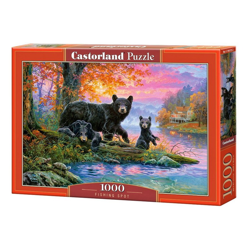 Puzzle Castorland Medvědi na lovu1000 dílků