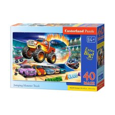 Puzzle Castorland Monster truck při skoku 40 maxi