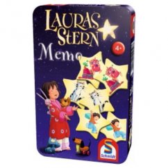 Lauras Stern pexeso ( hvězdíčky) - hra v plehové krabičce