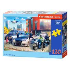 Puzzle Castorland 120 dílků - Policejní stanice