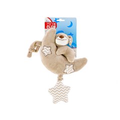 Mini Club měsíček plyšový 30cm s pejskem a hracím strojkem na natažení 0m+ na kartě