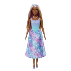 Barbie pohádková princezna žlutá