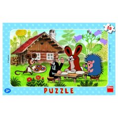 DINO Puzzle 15 dílků deskové Krteček na návštěvě