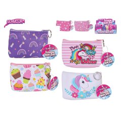 Glamour - Peněženka na zip - 13 x 9 cm