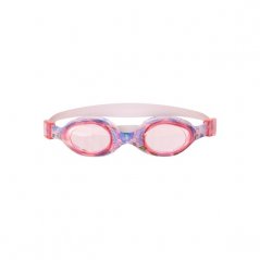 Junior růžové-květované plavecké brýle NILS AQUA