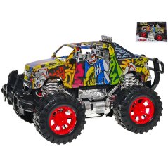 Auto off-road grafitti 24cm na setrvačník v krabičce