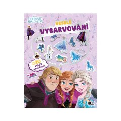 Veselé vybarvování se super samolepkami Ledové království