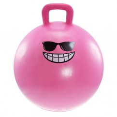 Dětský skákací míč LIFEFIT® JUMPING BALL 55 cm, růžový
