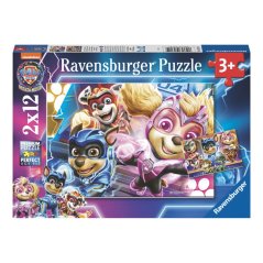 Puzzle Tlapková patrola ve velkofilmu 2x12 dílků
