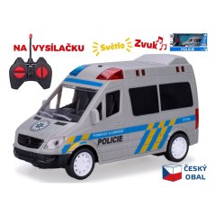 RC auto policie - 17 cm - plná funkce se světlem a zvukem - CZ
