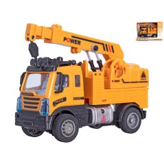 Auto stavební jeřáb 13cm zpětný chod v krabičce