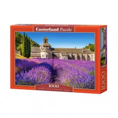 Puzzle Castorland Levandulové pole v Provence 1000 dílků