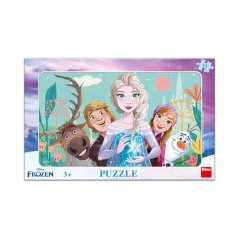 DINO Puzzle Frozen: rodina 15 dílků deskové