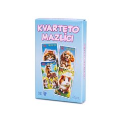 Karty Kvarteto mazlíci 32ks v krabičce