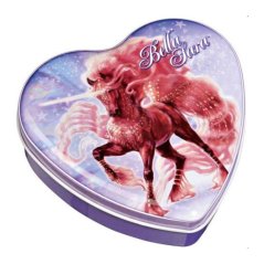 Bella Sara plechové srdce s puzzle