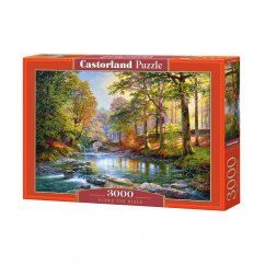 Puzzle Castorland Podél řeky,  3000 dílků