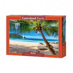 Puzzle Castorland Dovolená na Seychelách  500 dílků