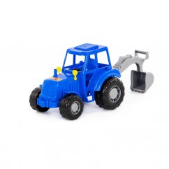 Traktor Mistr, nakladač (modrý)