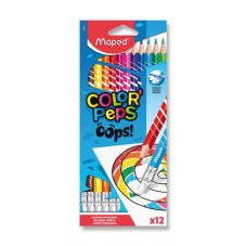 Pastelky Maped Color'Peps Oops s pryží 12ks