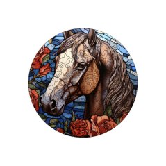 Puzzle 27cm v krabičče 15x15x4,6cm - Kůň