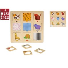 Big Tree - Puzzle dřevěné se zvířátky