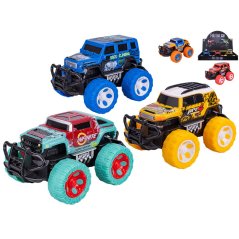 Auto terénní 14cm na setrvačník 3druhy 2barvy