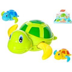 Želvička plavající 12cm na natažení 18m+ 3barvy