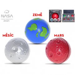NASA antistresový míček 7cm 3druhy