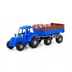 Traktor Altaj, s přívěsem č.2 (modrý)