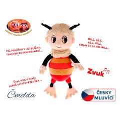 Příběhy včelích medvídků - Čmelda plyšový - 26 cm - s písničkami