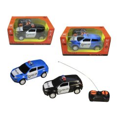 Auto policejní na dálkové ovládání, 6 x 14 x 6 cm