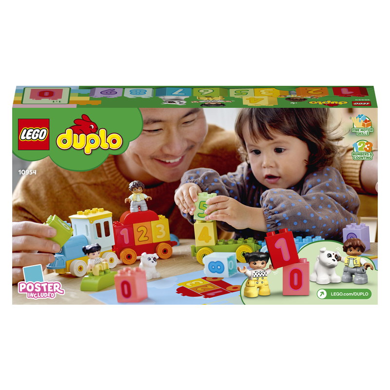 LEGO DUPLO My First 10954 Vláček s čísly – Učíme se počítat