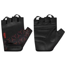 Spokey RIDE Pánské cyklistické rukavice, černo-červené, vel. XL