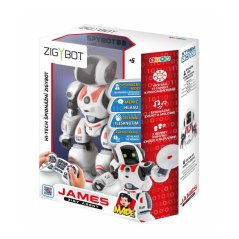 Robot Zigybot James, špion, programovací, 20 funkcí, 33 x 25 x 13 cm