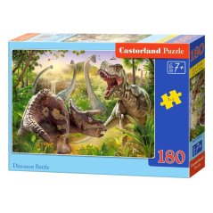 Puzzle Castorland 180 dílků - Dinosauří bitva