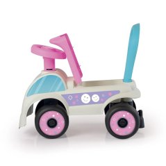 Odrážedlo auto, bílo-růžová