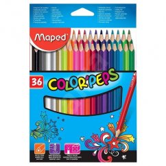 Pastelky trojboké MAPED Color Peps 36ks