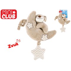 Mini Club měsíček plyšový 30cm s pejskem a hracím strojkem na natažení 0m+ na kartě