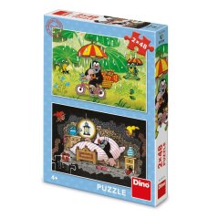 DINO Puzzle Krtkův den 2x48 dílků