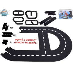 Kids Globe Traffic autodráha gumová obvod 307,5cm v krabičce