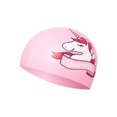 NQC unicorn dětská silikonová čepice NILS AQUA