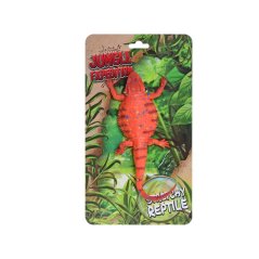 Jungle Expedition strečová ještěrka 20cm 4druhy na kartě