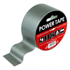 Lepicí páska textilní POWER TAPE 48 mm x 10 m šedá