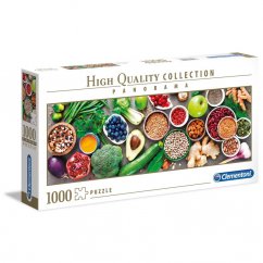 Clementoni Puzzle Panorama Zdravá zelenina 1000 dílků