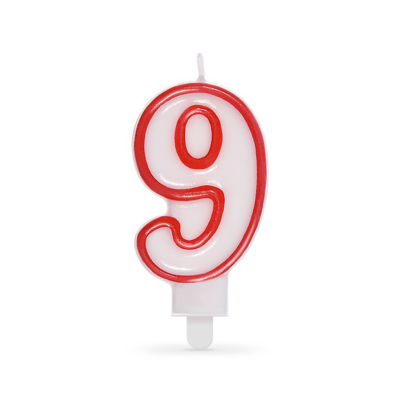 Dortová číslová svíčka "9"